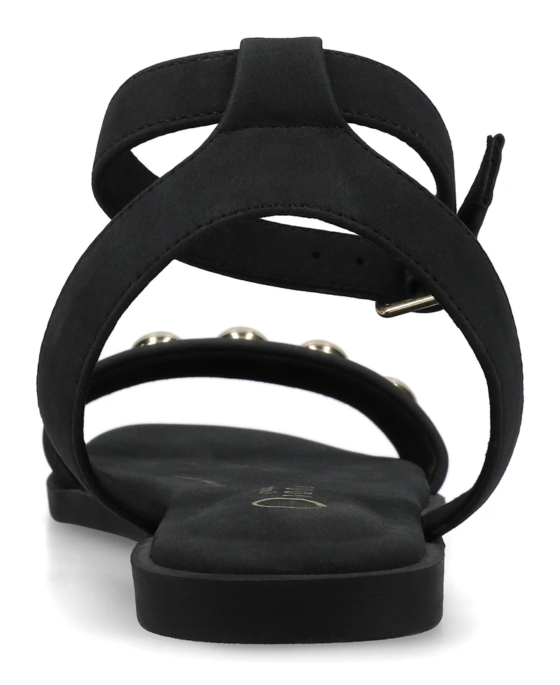 Journee Collection Women's Primrose Ankle Strap Open Toe Sandals