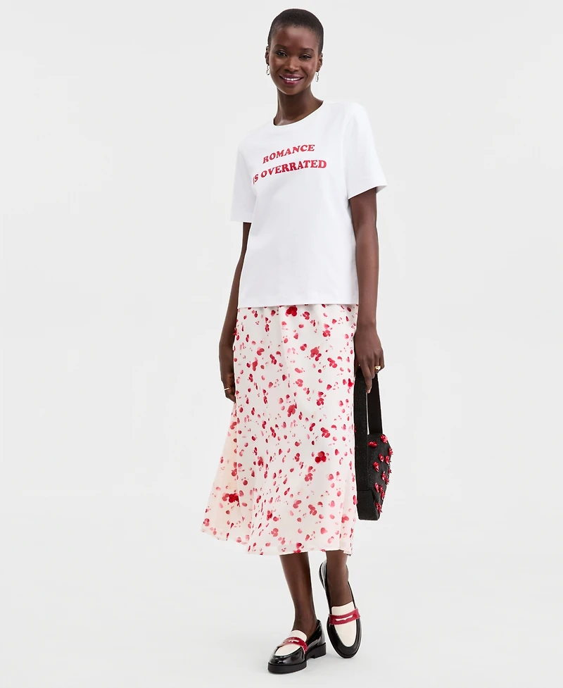 On 34th Women's Knit Romance Is Overrated T-Shirt, Macy's Exclusive