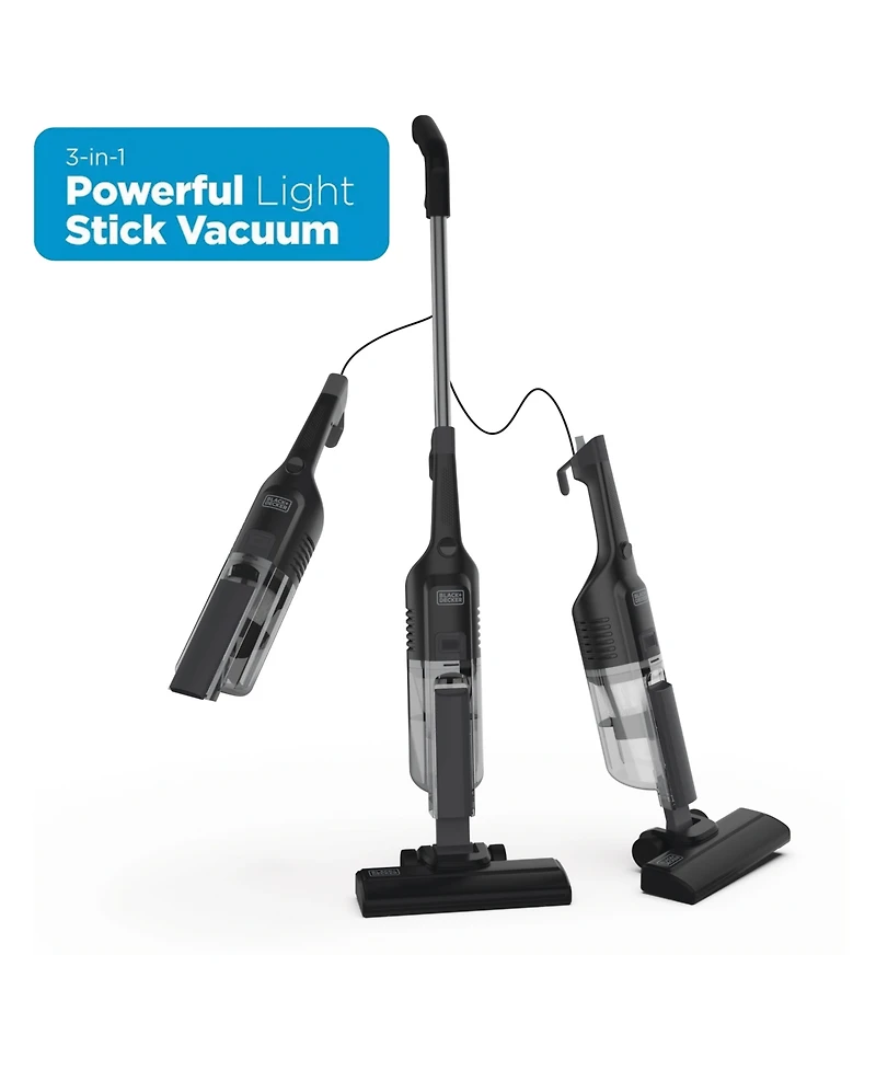 Black & Decker PowerSeries Flip 3-in-1 Corded Stick Vacuum