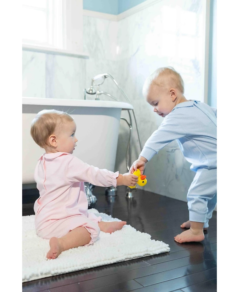 Florence Eiseman Baby Girls Stripe Knit Longall With Rocking Horse