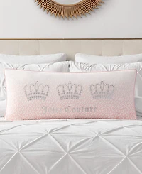 Juicy Couture Royal Crowns Decorative Pillow, 16" x 36"