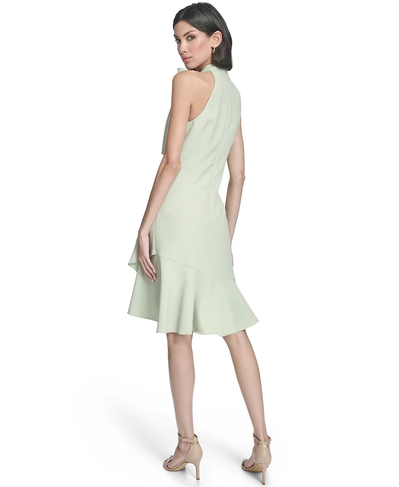 Vince Camuto Women's Signature Stretch Halter Neck Dress