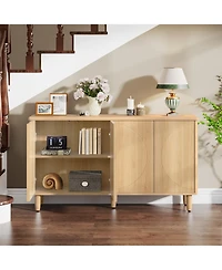 Tribesigns Buffet Cabinet Sideboard with Storage, Large Storage Cabinet Sideboard Buffet Table