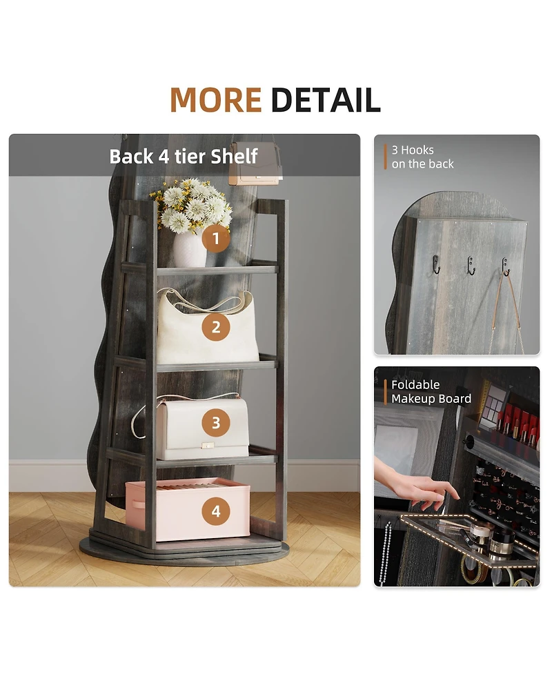 Vlsrka Hollywood Led Full Length Mirror