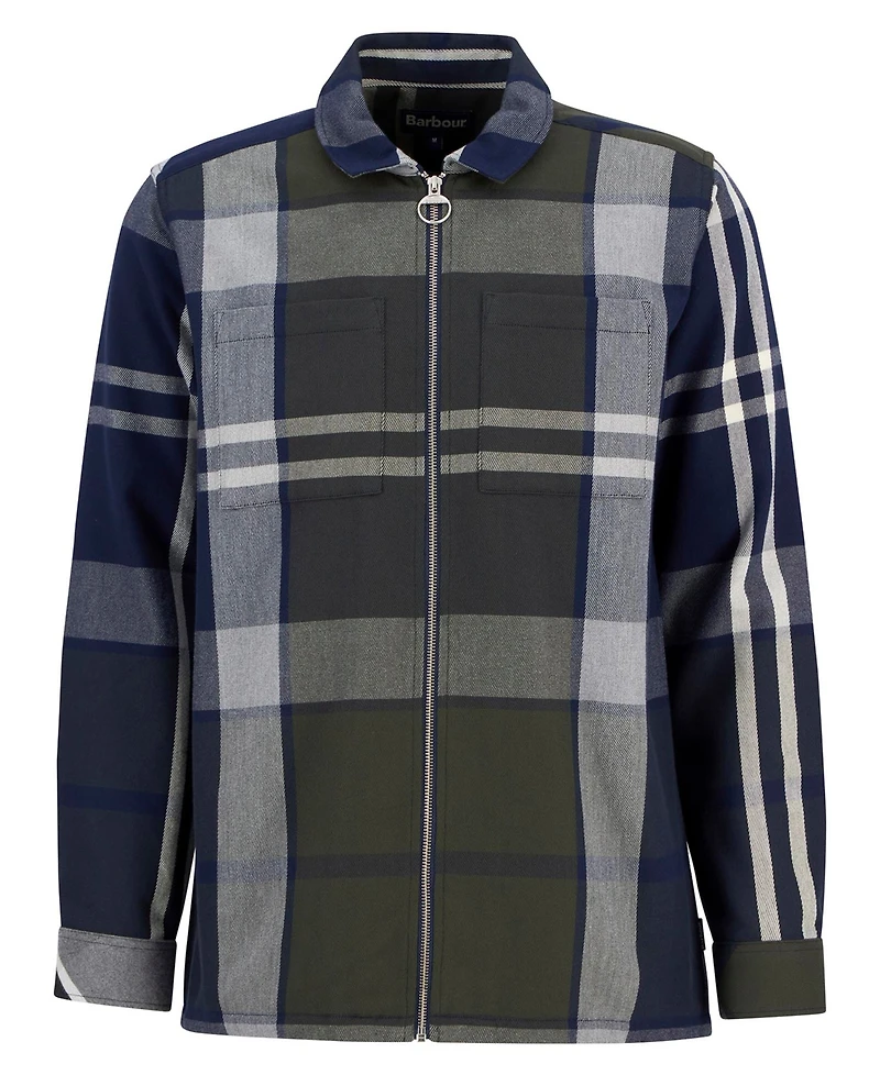 Barbour Men's Lannich Tailored Fit Tartan Overshirt
