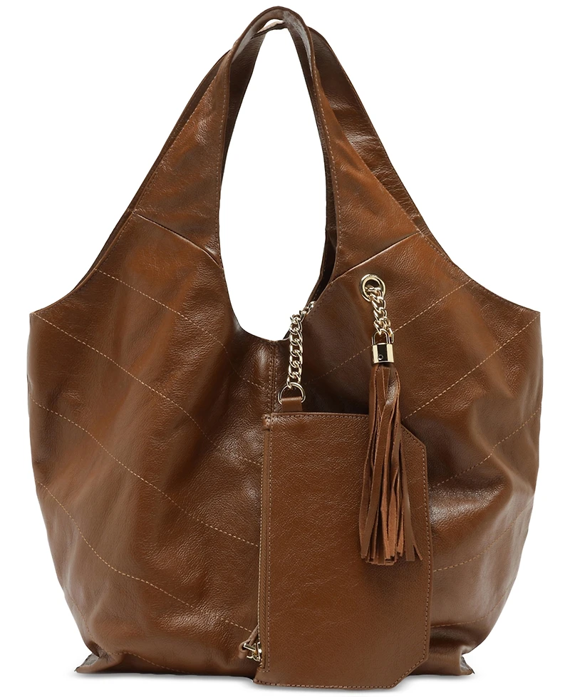 Arezzo Sonya Extra Large Leather Hobo Bag