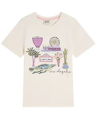 Scotch & Soda Girls 4-6X La Graphic Short-Sleeve T-Shirt
