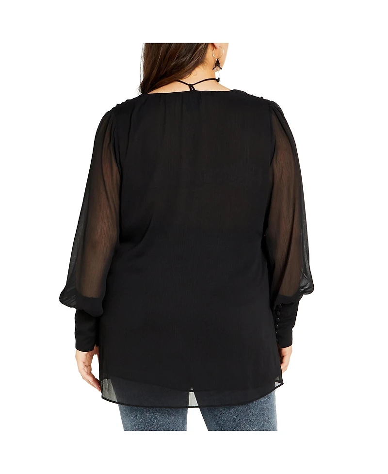 City Chic Women's Sienna Print Top