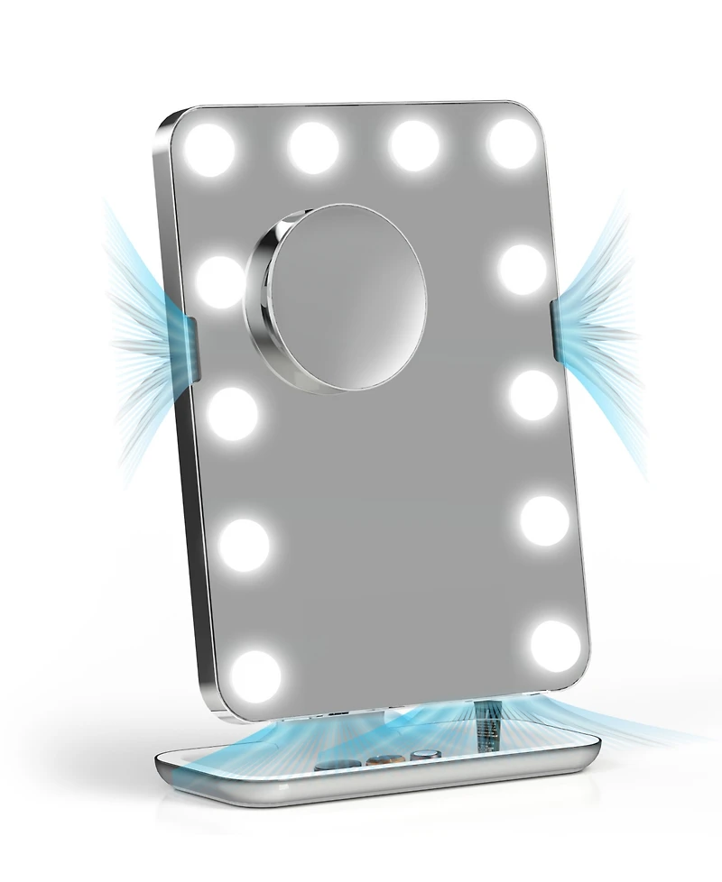 Sharper Image SpaStudio Hollywood Tiltable Vanity Mirror