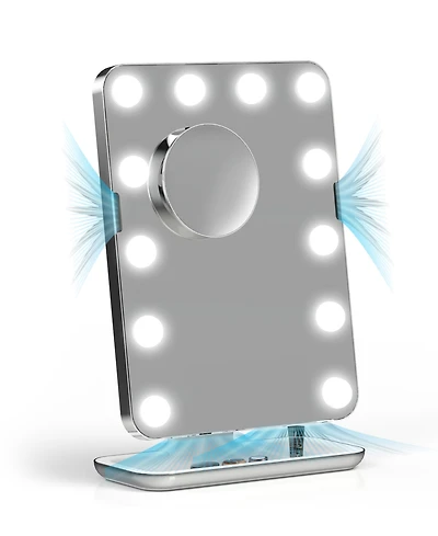 Sharper Image SpaStudio Hollywood Tiltable Vanity Mirror