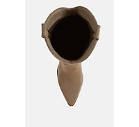 Rancher Microfiber Long Cowboy Boots