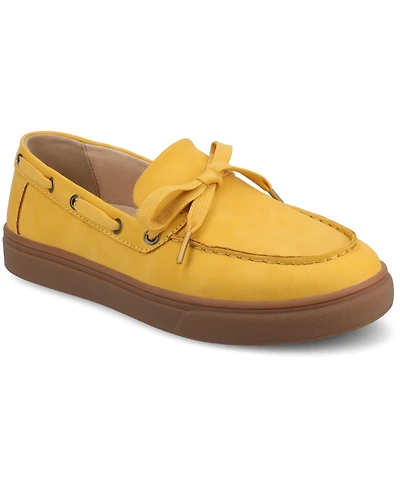 Journee Collection Women's Annamaria Round Toe Slip On loafers