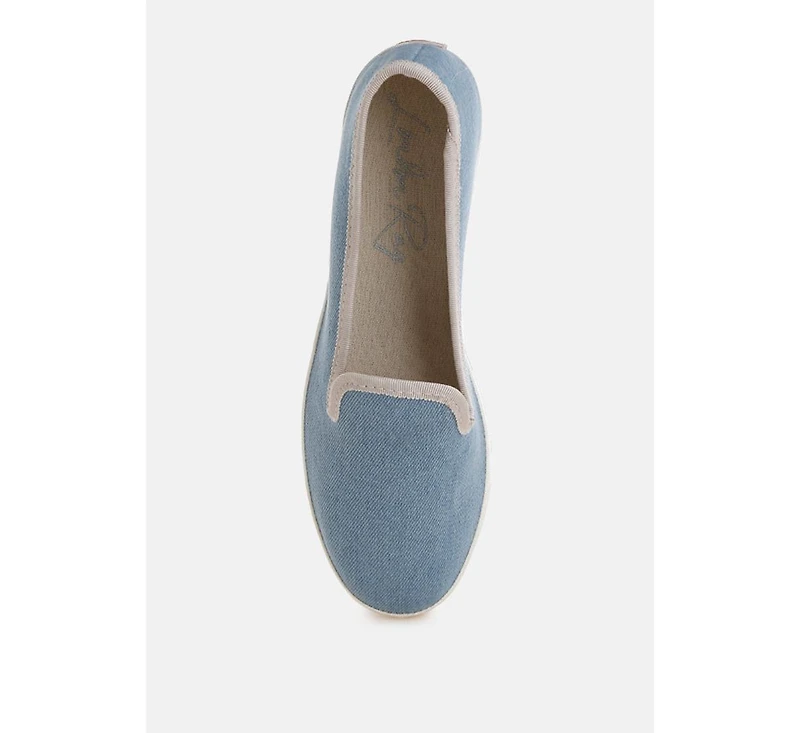 Palin Denim Slip On Loafers