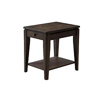 Intercon 18"" x 24"" Chairside Table in Brushed Mango