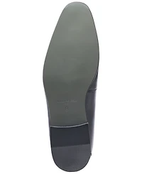 Leather Banded Slip On Loafer With Side Karl