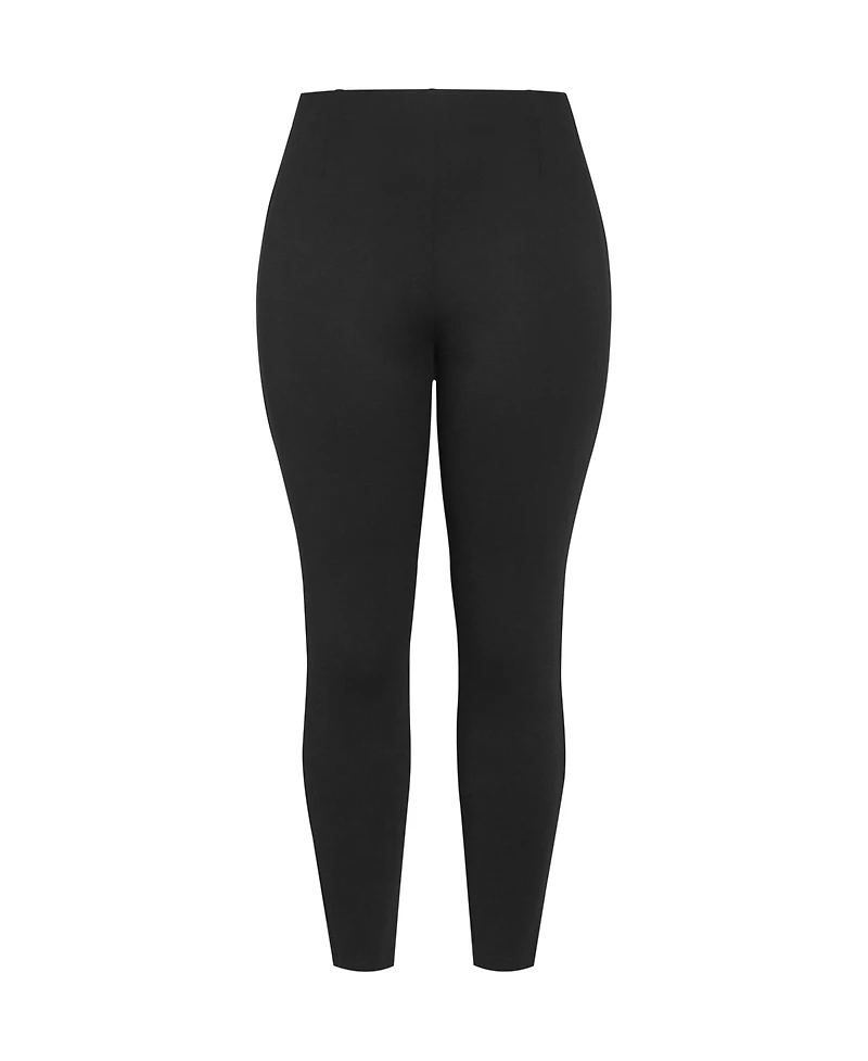 City Chic Women's Pants & Capris Cora Ponte Legging