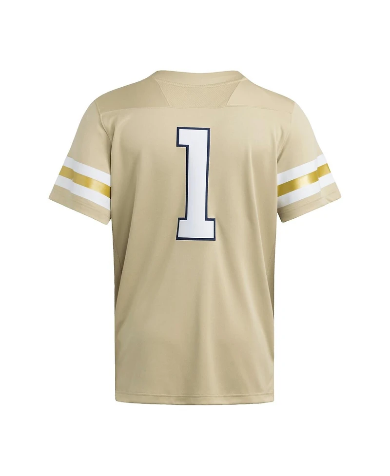 Adidas Men's 1 Gold Georgia Tech Yellow Jackets Premier Jersey