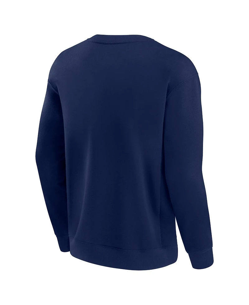 Fanatics Men's and Women's Navy New England Patriots Elements Unlimited Fleece Pullover Sweatshirt