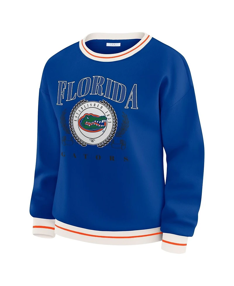 Wear by Erin Andrews Women's Royal Florida Gators Seal Sweatshirt
