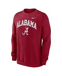Nike Men's Crimson Alabama Tide Arch Pullover Sweatshirt