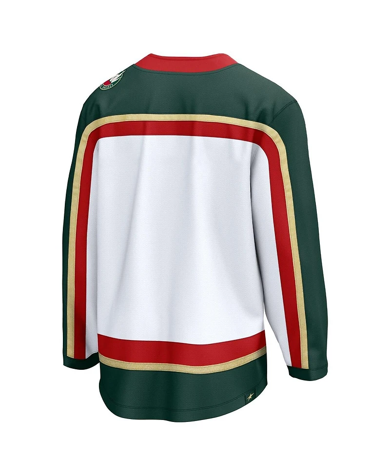 Fanatics Men's White Minnesota Wild 25th Anniversary Breakaway Jersey