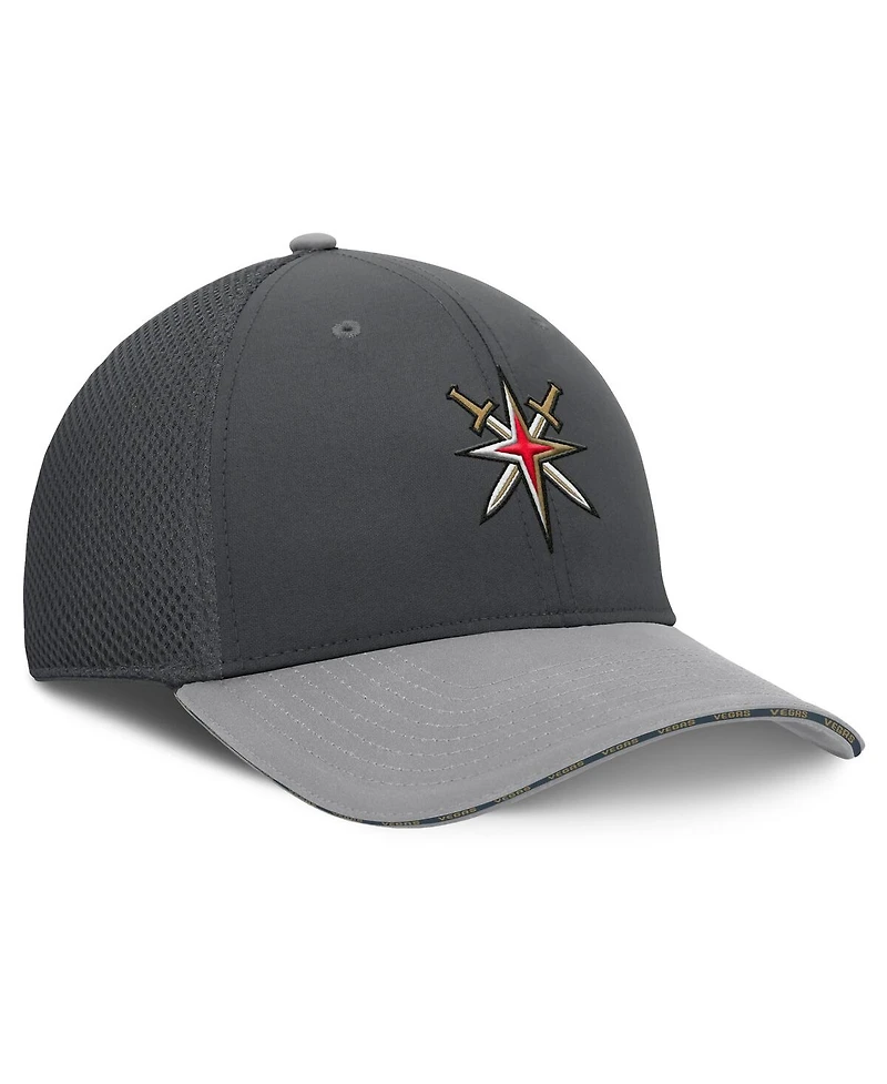 Fanatics Men's Charcoal Vegas Golden Knights Fundamentals Span Flex Hat
