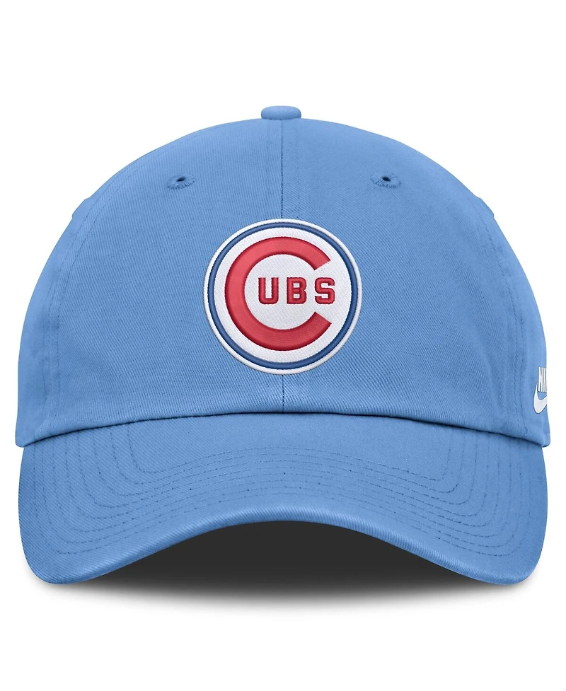 Nike Men's Light Blue Chicago Cubs Cooperstown Collection Club Adjustable Hat