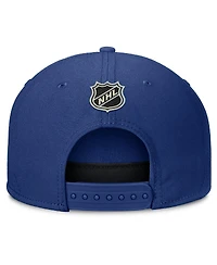 Fanatics Men's Royal Edmonton Oilers Authentic Pro Rink Team Code Snapback Hat