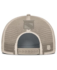 Fanatics Women's Tan New York Rangers Authentic Pro Road Trucker Adjustable Hat