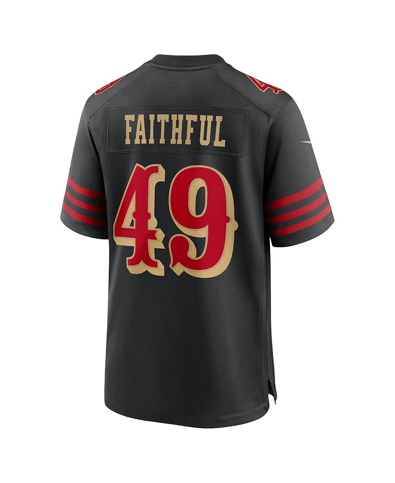 Nike Men's The Faithful Black San Francisco 49ers 2025 Rivalries Collection Game Jersey