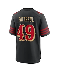 Nike Men's The Faithful Black San Francisco 49ers 2025 Rivalries Collection Game Jersey