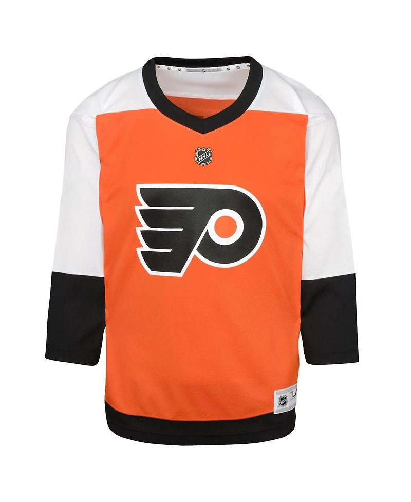 Outerstuff Preschool Matvei Michkov Orange Philadelphia Flyers Replica Player Jersey