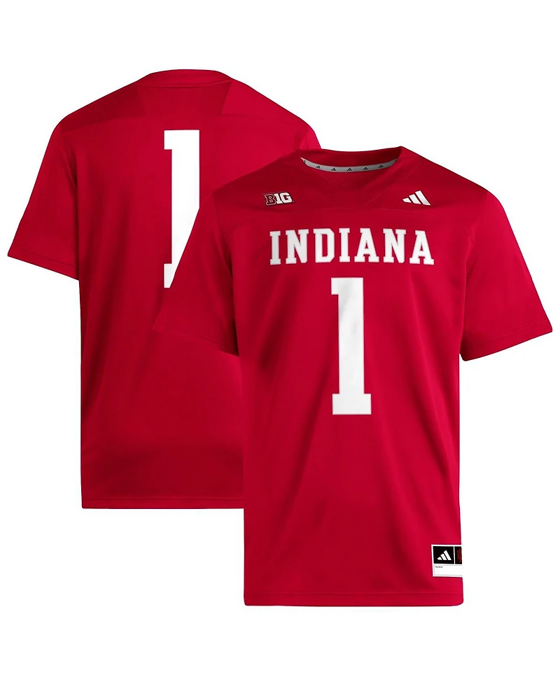 Adidas Men's 1 Crimson Indiana Hoosiers Premier Jersey