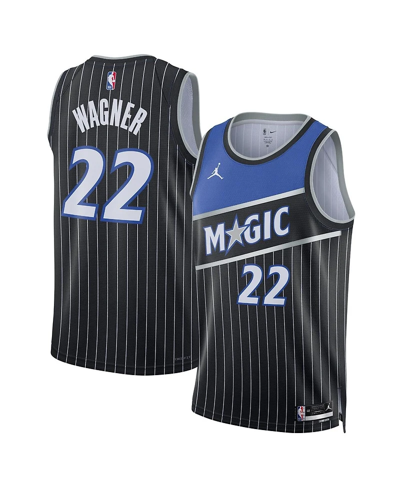 Jordan Men's and Women's Franz Wagner Black Orlando Magic Swingman Jersey