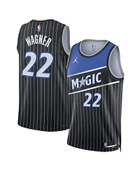 Jordan Men's and Women's Franz Wagner Black Orlando Magic Swingman Jersey