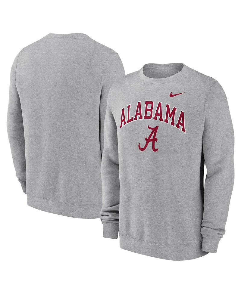 Nike Men's Gray Alabama Crimson Tide Arch Pullover Sweatshirt