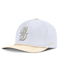 Nike Men's White/Cream Seattle Mariners Pro Performance Snapback Hat