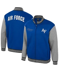 Colosseum Men's Royal Air Force Falcons Ambi-Turner Full-Zip Varsity Jacket