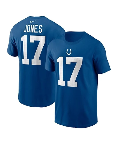 Nike Men's Daniel Jones Royal Indianapolis Colts Name Number T-Shirt