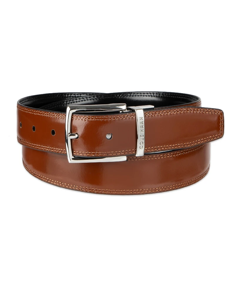 Cole Haan Men's Two-in-One Reversible Leather Dress Belt