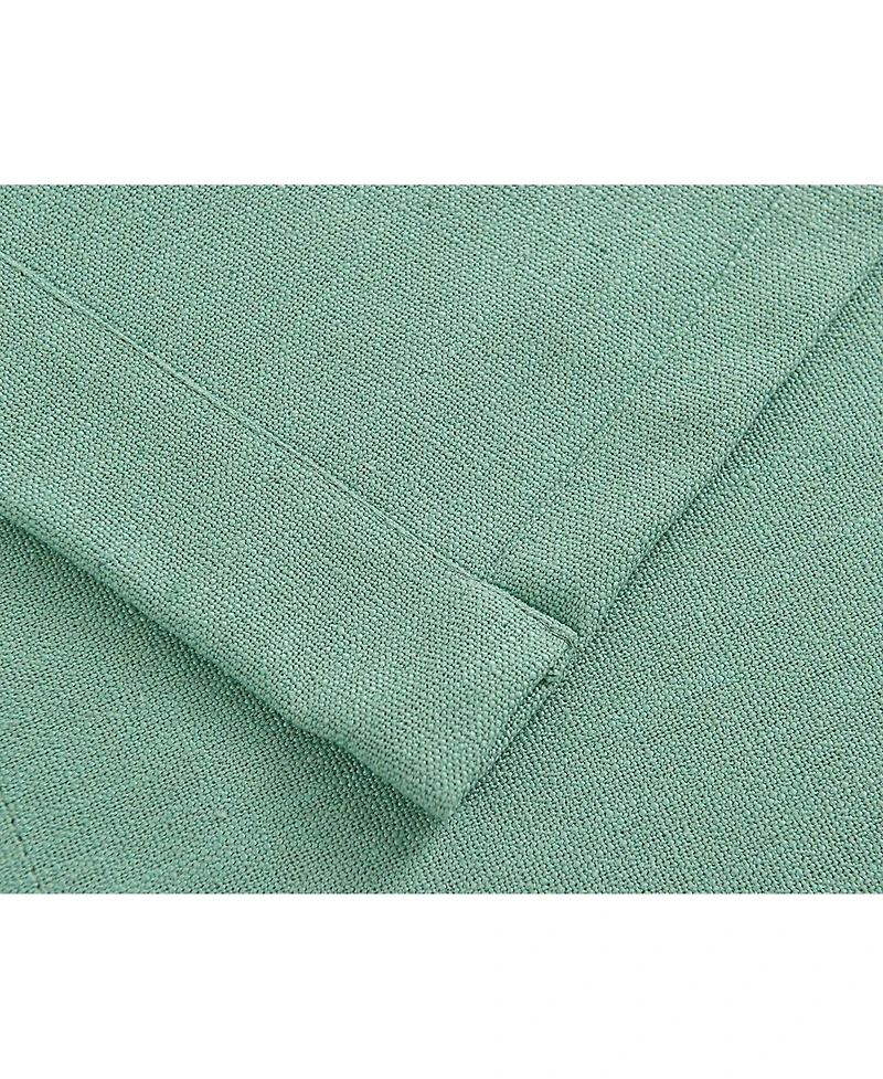 Kate Aurora Oversized Grommet Top Window Valances - Aqua