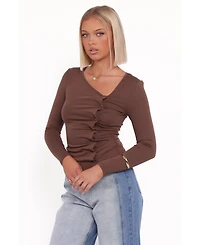 Petal and Pup Ethel Asymmetrical Knit Top
