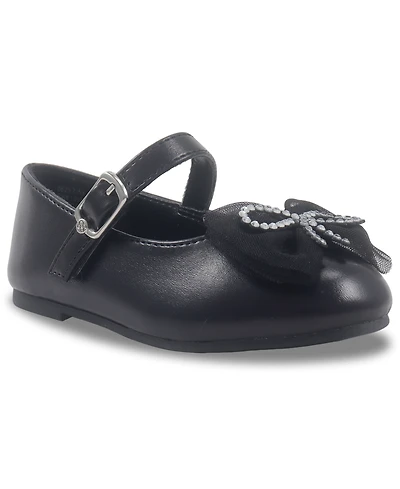 Jessica Simpson Toddler and Little Girls' Amy Petal Buckle Strap Dress Shoe