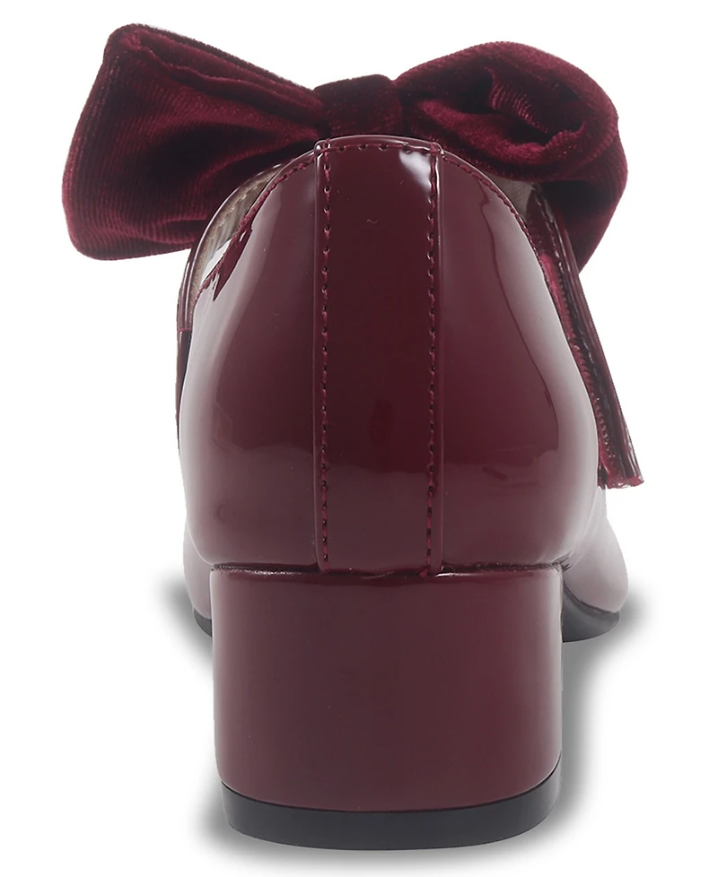 Sam & Libby Little and Big Girls' Bianca Lily Bow Dress Shoe