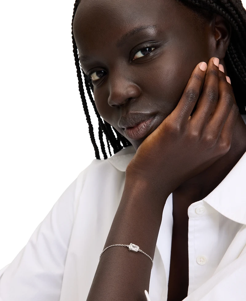 kate spade new york Cubic Zirconia Molten Glass Solitaire Bracelet (also in Silver-Tone)