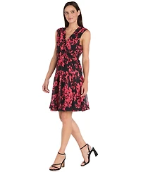R & M Richards Women's Sleeveless Wrap Dress