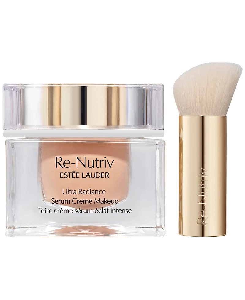 Estee Lauder 2-Pc. Re-Nutriv Ultra Radiance Serum Creme Makeup Foundation with Brush Set