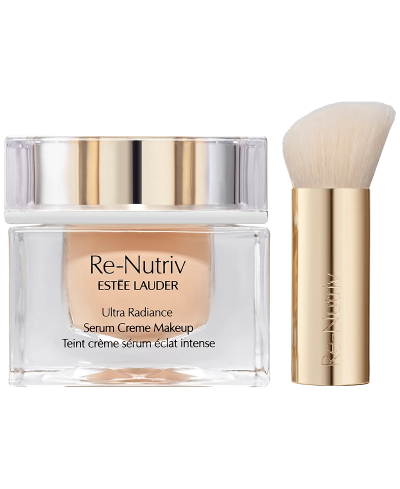 Estee Lauder 2-Pc. Re-Nutriv Ultra Radiance Serum Creme Makeup Foundation with Brush Set