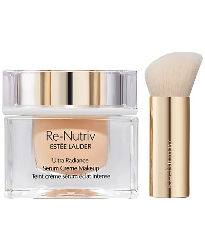 Estee Lauder 2-Pc. Re-Nutriv Ultra Radiance Serum Creme Makeup Foundation with Brush Set