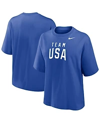 Nike Women's Royal Team Usa Boxy T-Shirt